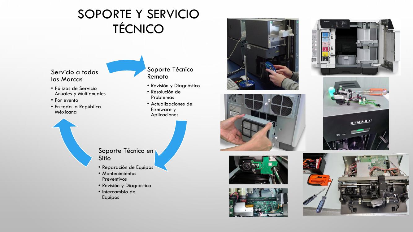 Soporte y servicio técnico