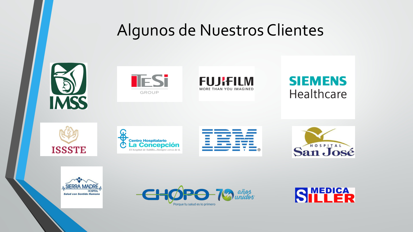 Algunos clientes de SolutionsNet